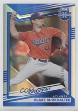 2022 Panini Elite Extra Edition Aspirations Blue /349 Blake Burkhalter #76 0i4k