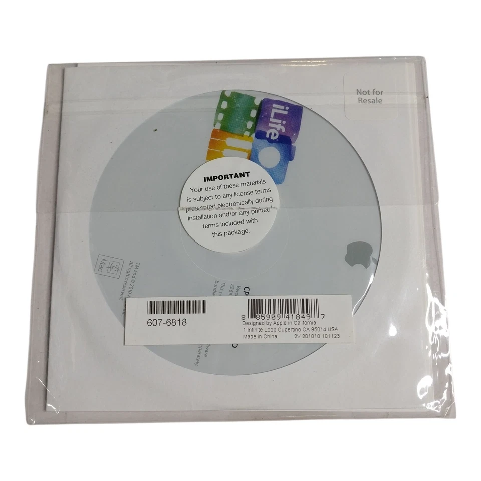 Apple iLife Installation & Resources Disc Mac OS X v10.6.3 Unused Sealed - Image 2 of 2