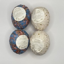 Joules Bath Fizzers x 4 Bergamot And Clemantine 70g Each Bathing Eggs Bath Bombs