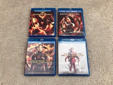 Hunger Games Complete 4-Movie Collection Blu-ray DVD Catching Fire Mockingjay
