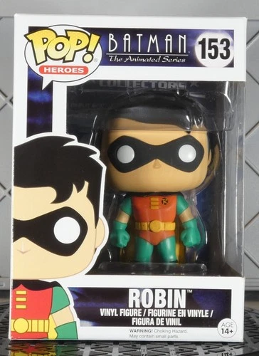 ROBIN BTAS Funko Pop! 153 w/Protector Batman Animated Series Cartoon DC