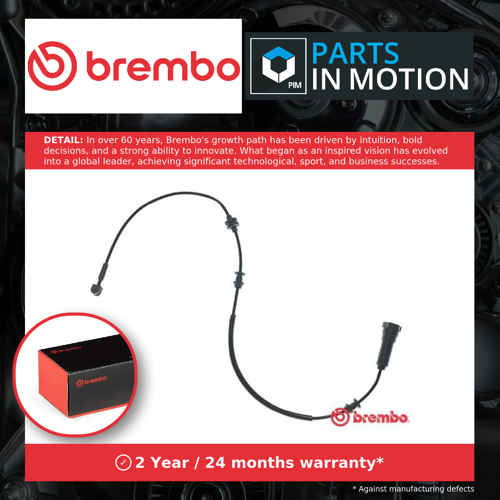 Brake pad wear sensor Disc Brake A 00 251 BREMBO for CADILLAC OPEL FIAT - Image 26
