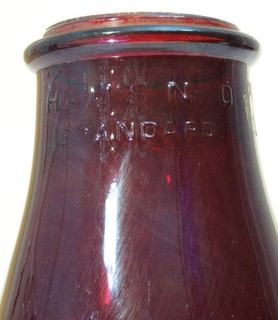 Ham Number 0 Standard Ruby Kerosene Lantern Globe