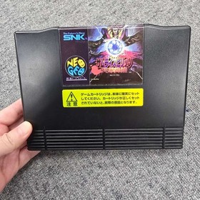 Samurai Shodown IV Amakusas Revenge SNK Neo Geo AES Cartridge Box Tested Japan