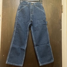 Carhartt Boys Size 10 Slim Denim Carpenter Jeans 100 Cotton