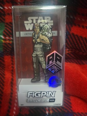 AP FiGPiN Star Wars Luke Skywalker with Yoda (#1025) Pin The Empire Strikes Back