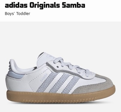 Adidas Samba OG Kids Toddler 8K White - Crystal Sky - Gum Bottom New In Box