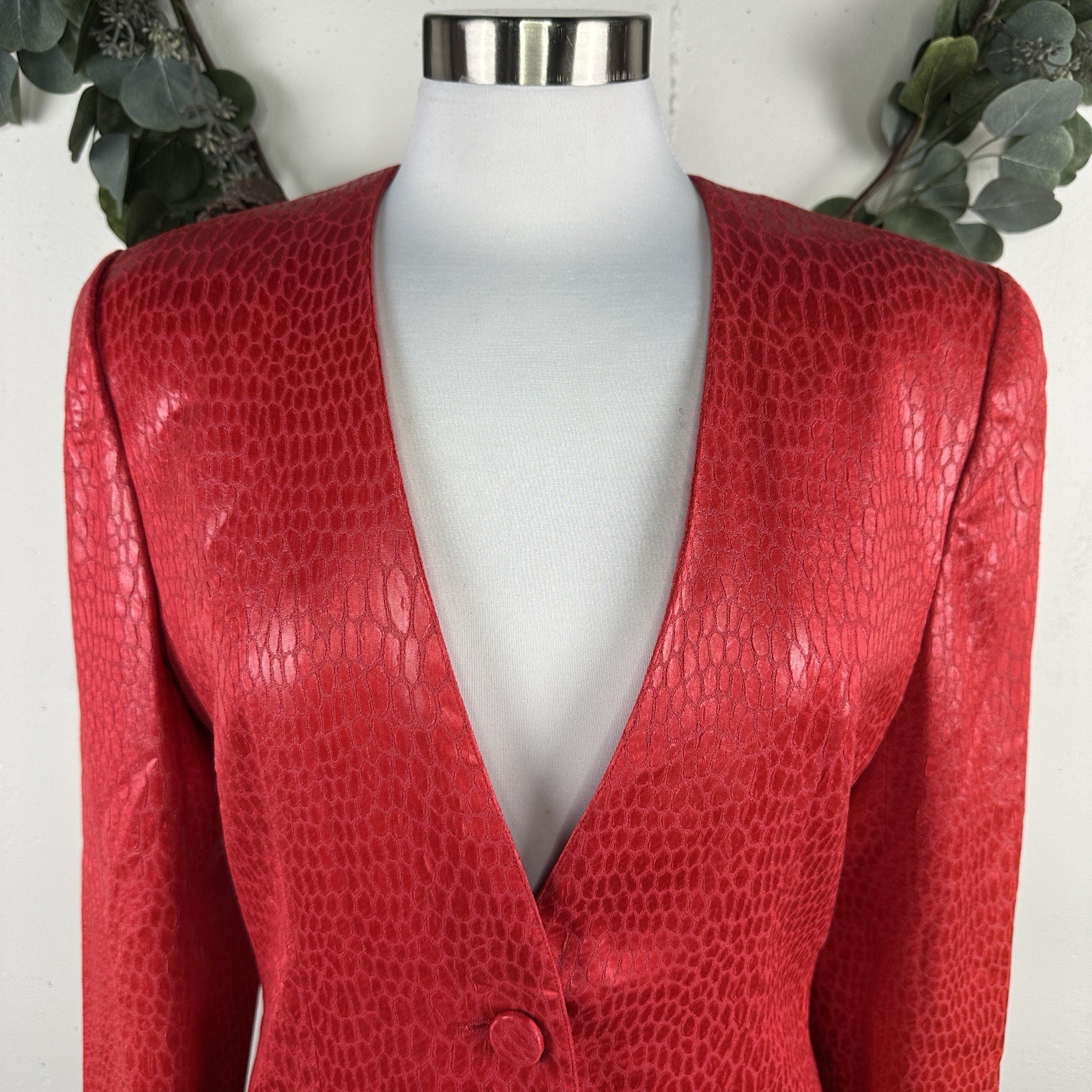 Vintage Adele Simpson Evening Blazer Jacket US 10… - image 9