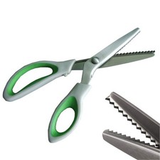 Professional Pinking Shears Comfort Grips Crafts Zig Zag Cut Sewing Scissors