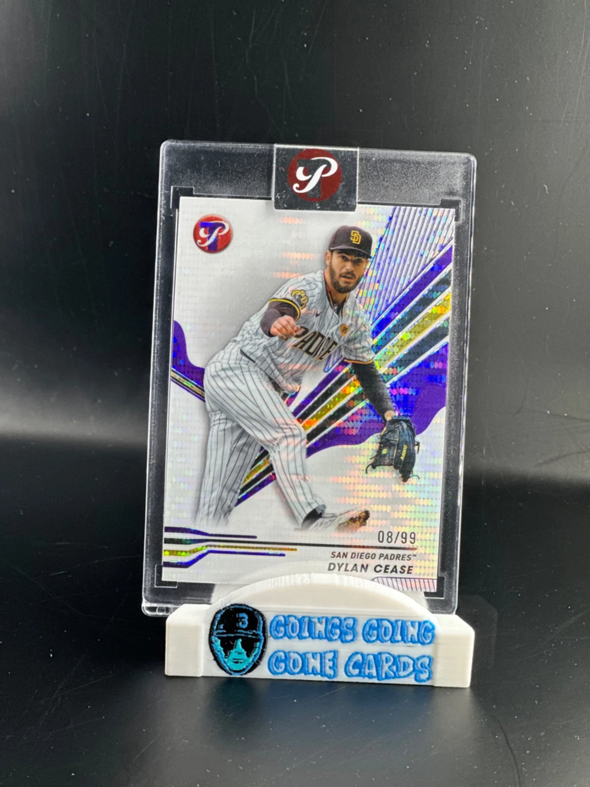 DYLAN CEASE 2024 TOPPS PRISTINE BASEBALL PRISTINE PURPLE PADRES /99