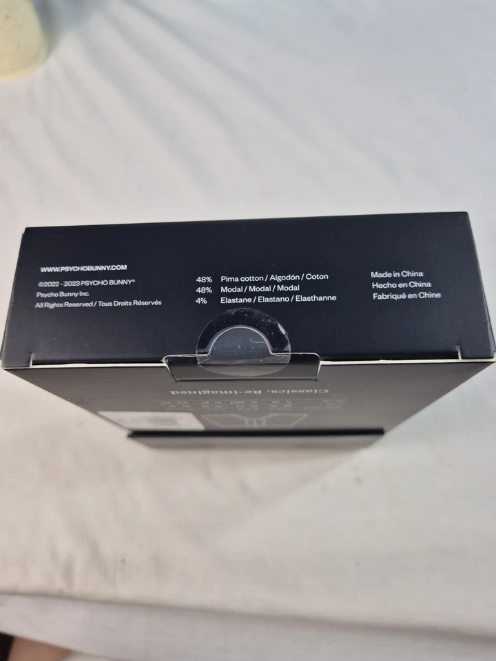 Paquete de 2 calzoncillos boxer Psycho Bunny para hombre talla XL algodón elástico modal negro naranja Foto 3 de 4