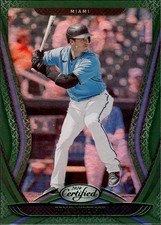 2020 Panini Chronicles Certified Green #29 Brian Anderson Miami Marlins