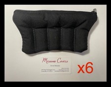Messina Covers 6x Of 5 Five Trumpet Mouthpiece Case Pouch Bag Black