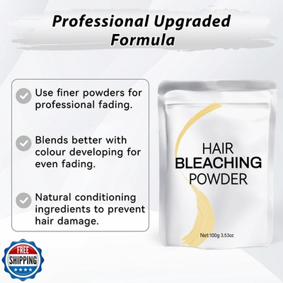 #ad Hair Bleach Powder Professional Lightening Bleach for Hair Strong and Gentl... $20.00