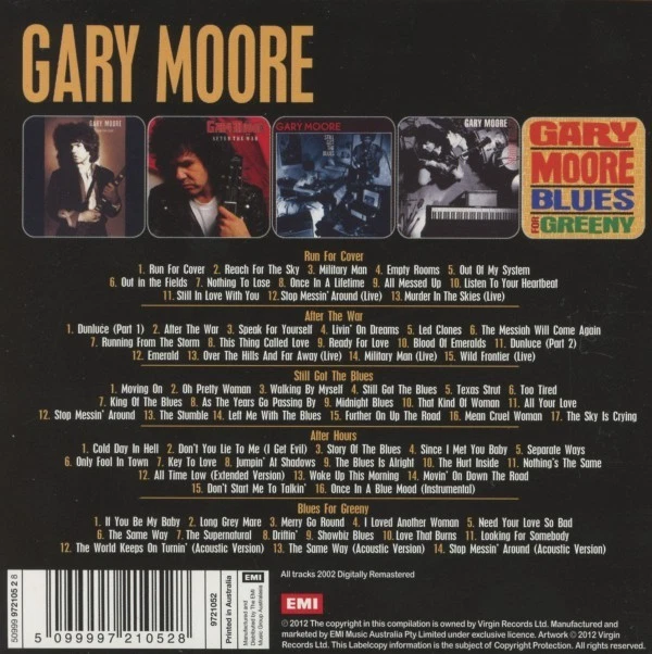 Gary Moore - 5 Album  (Box Set,  5 CD) SEALED - Bild 2 von 2