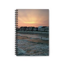 Real Photo Beach Spiral Notebook