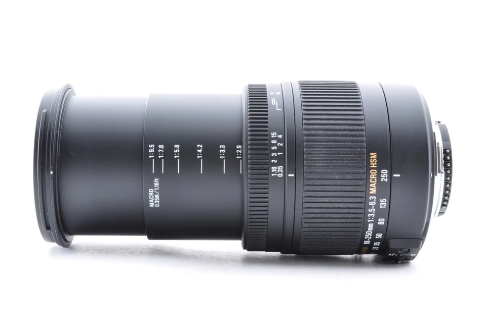 SIGMA 18-250mm f/3.5-6.3 DC MACRO OS HSM for Nikon F mount [Near Mint] Tested - Image 3 of 4