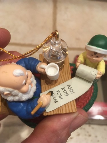KIRKLAND SIGNATURES COLLECTIBLE GIFT ORNAMENT SANTA'S LIST VERY NICE - Picture 4 of 12