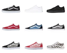 NEW Vans OLD SKOOL Unisex Suede Sneakers Mens & Womens Skateboard Canvas Shoes