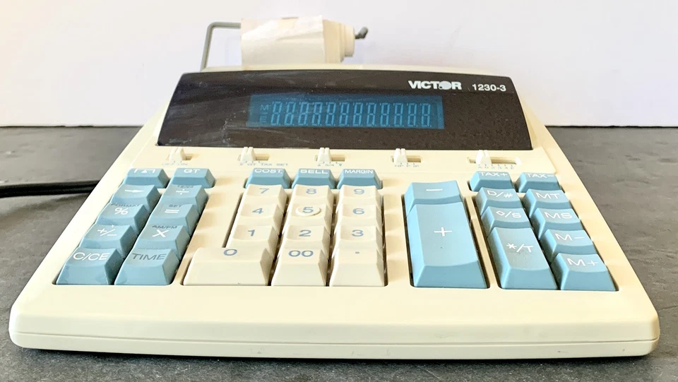 Victor Technology 12-Digital Print Electronic Desktop Commercial Calculator 1230 - Image 3 of 4