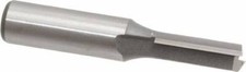 Amana Tool 3/8" Diam, 1" LOC, 2 Flute Straight Router Bit 1/2" Shank, 2-3/4" ...