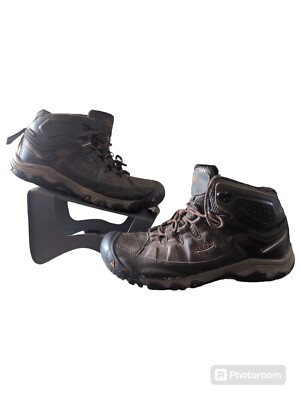 Keen Targhee III Mid Waterproof men leather hiking camping boots brown UK  10 UK