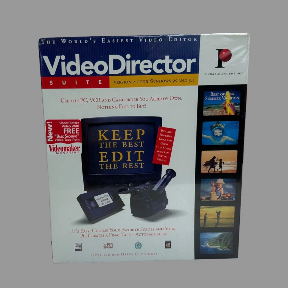 Pinnacle Systems VideoDirector Suite Version 2.5 Windows Video Editor New Sealed - Image 4 of 4