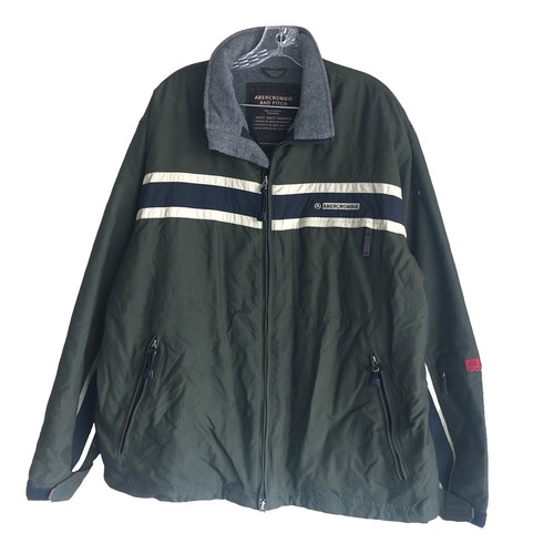 Abercrombie Fitch Y2K Sentinel Jacket Mens M Fits Small/XS Green