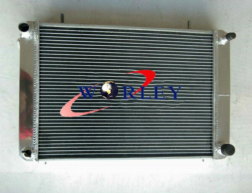 3 core aluminum radiator &fan for Triumph TR7 2.0 1975 1976 1977 1978 1979 MT - Image 2 of 4