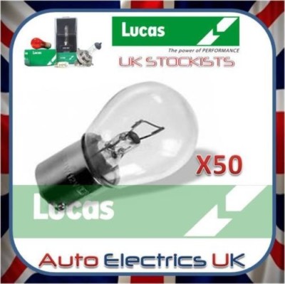 50x Neu Lucas 382 12V 21W Birne Stop Seitenblinker Stop Heckbremse Auto Nebel Single