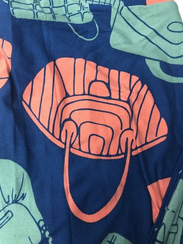 Lularoe Tc Leggings Blue Background With Purses - Picture 2 of 2