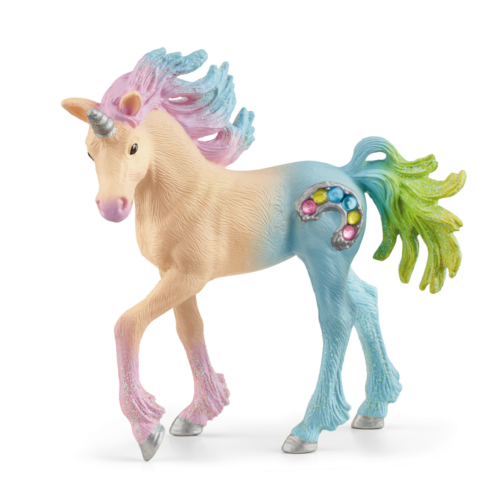 Schleich Marshmallow Unicorn Foal Figure Toy Multicolour - Image 2