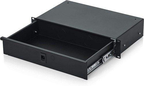 Gator Rackworks Shallow 2U Rack Mount Drawer with Lock; 10" Deep (GRW-DRWSH2) - Picture 1 of 4