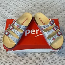 Superfit Flat Cork Sole Slippers Sandals Leather Insole UK 6.5 EU 40 Multicolour