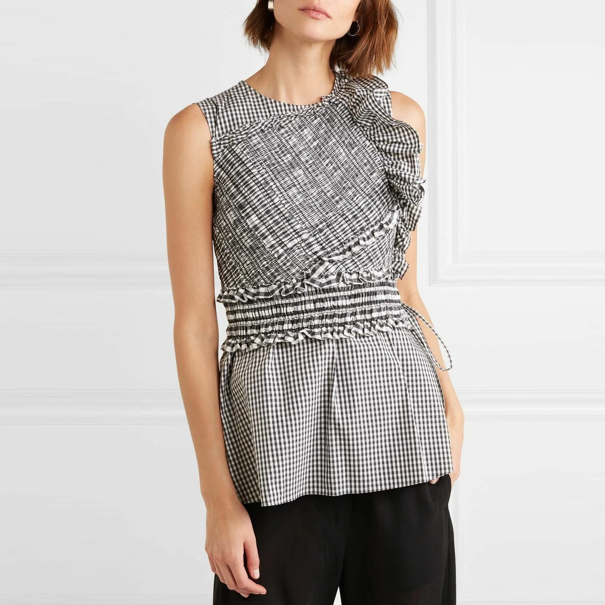 Phillip lim smocked blouse sales