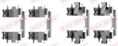 QUICK BRAKE (109-1257) Zubehörsatz Scheibenbremsbelag vorne für HONDA