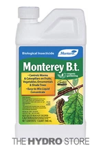 Monterey B.T. 1 Quart - Bacillus Thuringiensis Organic Insect Pest Control qt BT
