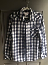 Jack  Jones Men's Long Sleeve Cotton Shirt Button-Down Plaid 180/100A 16 Inch