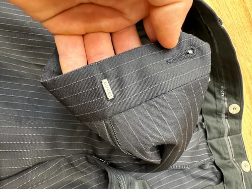 Gucci Luxury Striped Full Costume Blazer Suit Formal Jacket Pants Size 50 7 R M - Picture 9 of 23
