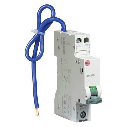 Wylex Compact RCBO 6a 10a 16a 20a 32a 40a Amp Type B C 30mA Mini RCBO NHXS1B NHX - Picture 2 of 15