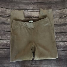 Women s Max Studio Brown Faux Suede Dress Pants Size Large