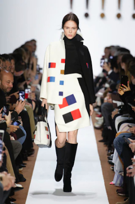 AKRIS Colorama Bi-color Cashmere Double Face Coat SZ 34 =US 2 (Fits S-M) RT$5.5K image 6