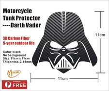 Darth Vader Tank Pad Protector Motorcycle Sticker 3D Caroon Fiber Gas Fuel Oil=5