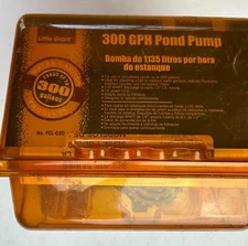 Little Giant PCL-020 Pond Pump 300 GPH 110V AC Fountain Water Feature NEW