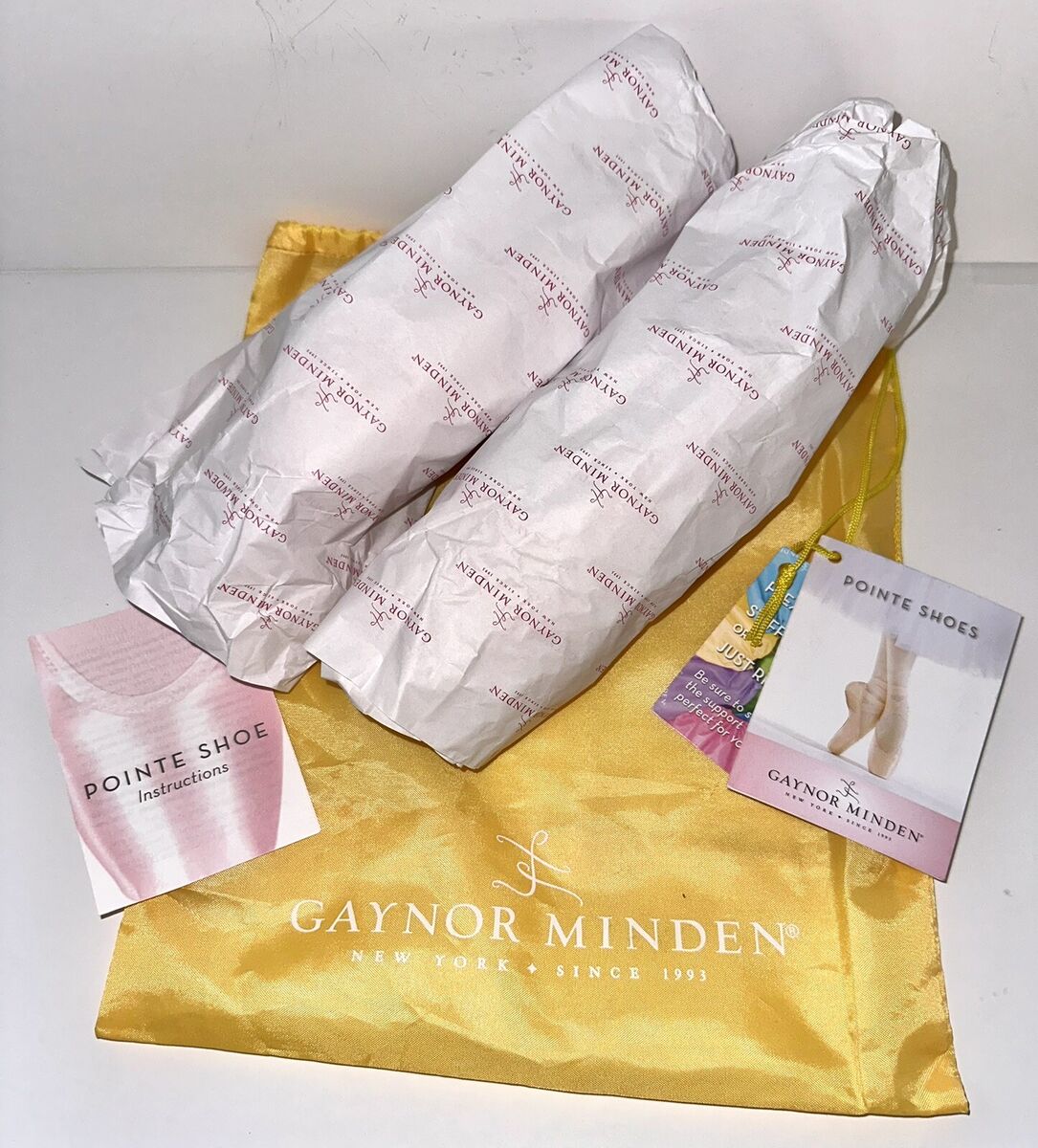 Gaynor Minden Classic Pointe Shoes 7 W 3+ Box Extra-Flex Gaynor Minden Classic Pointe Shoes 7 W 3+ Box Extra-Flex