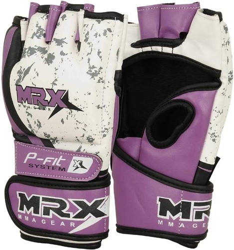 MRX Womens MMA Grappling Gloves Sparring Training Cage Fight Purple Ladies glove - Picture 21 of 31