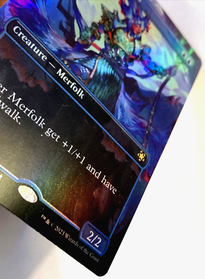 MTG Lord of Atlantis BORDERLESS FOIL Lost Caverns of Ixalan