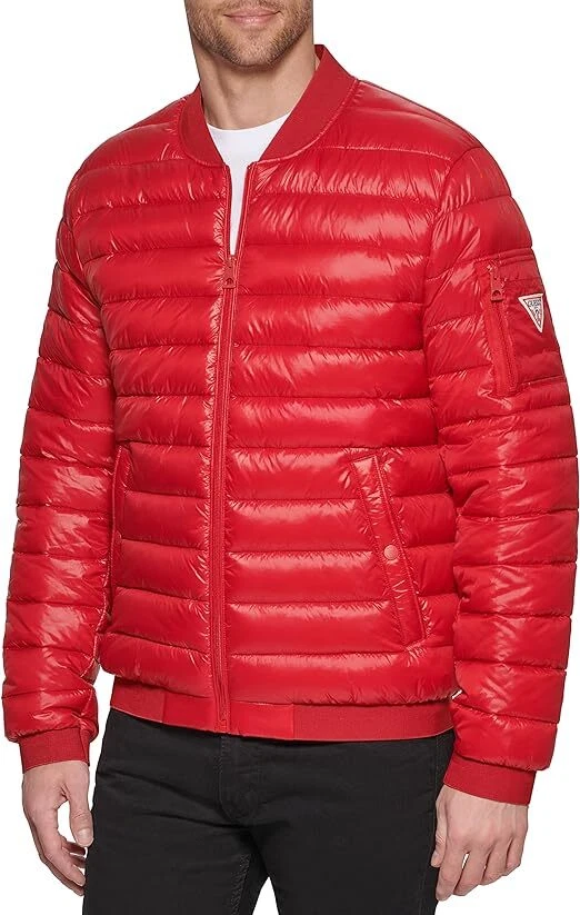 Nylon Biker Motorcycles Baseball Sports Bomber Puffer Varsity Jacket For Unisex