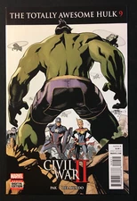 THE TOTALLY AWESOME HULK 9 X MEN AMADEUS CHO FRANK NM CIVIL WAR 2 V 1 MARVEL MS