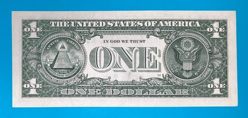 August 24, 2021 (К 08242021 A) BIRTHDAY Note $1 One Dollar Bill *UNC* - Picture 3 of 4